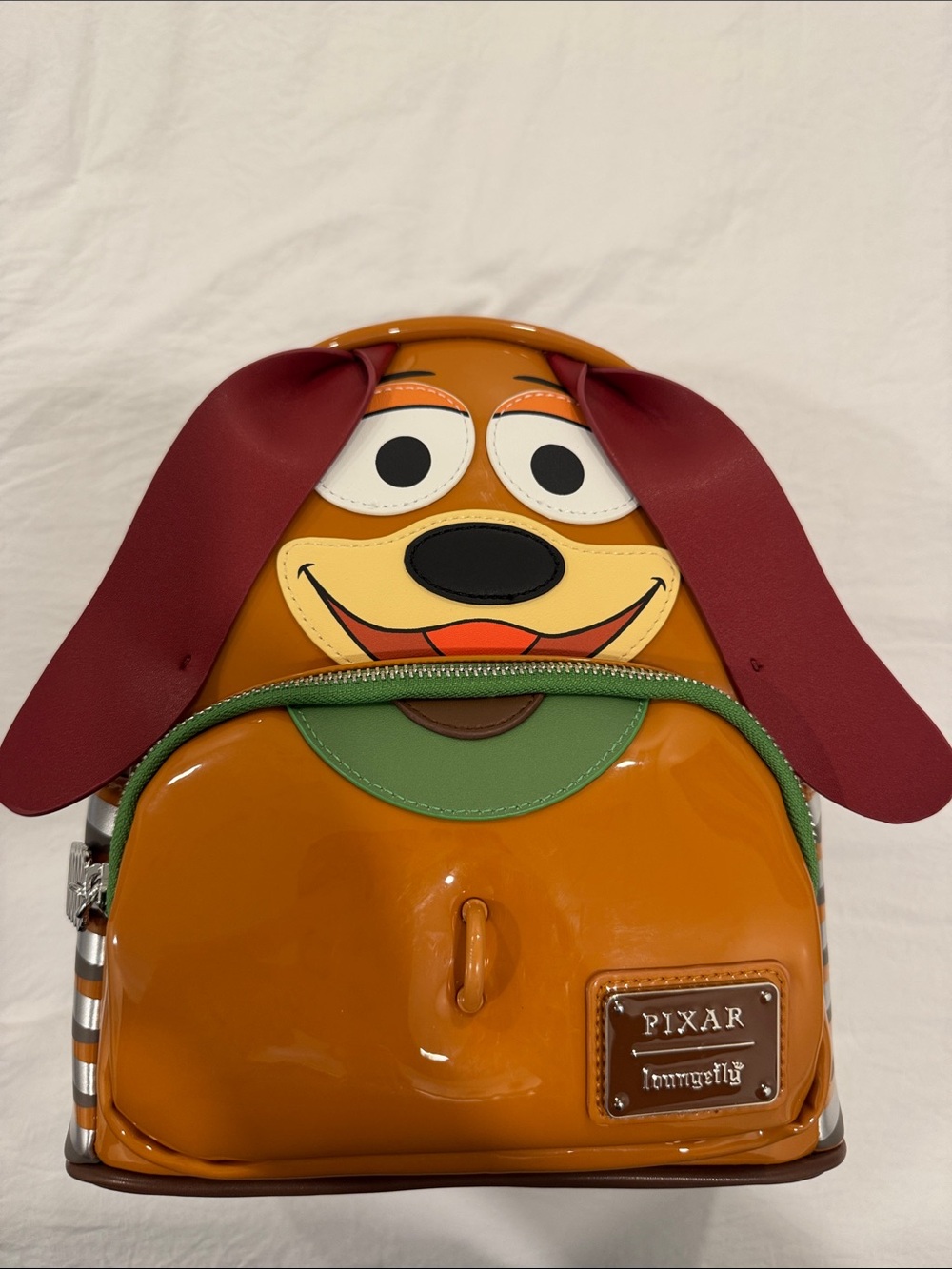 Loungefly Slinky Dog Mini Backpack in Orange, Red & Green